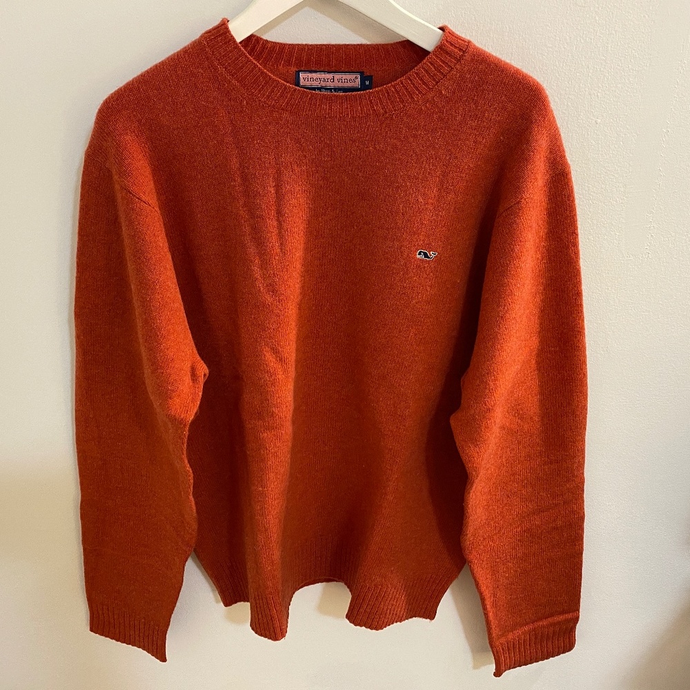 Vineyard Vines Red Crewneck Sweater - M